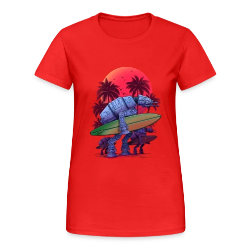 L'Été Galactique des AT-AT - T-shirt Gildan épais femme