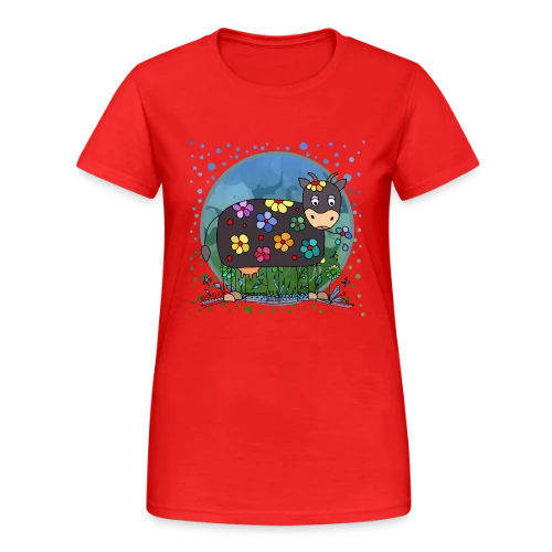 La Vache Mignonne - T-shirt Gildan épais femme