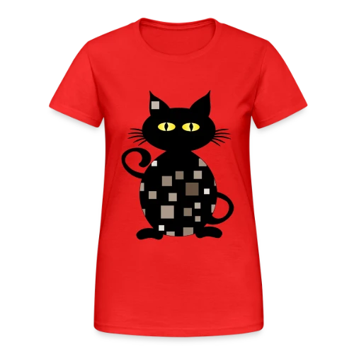 Mon Adorable Chat - T-shirt Gildan épais femme