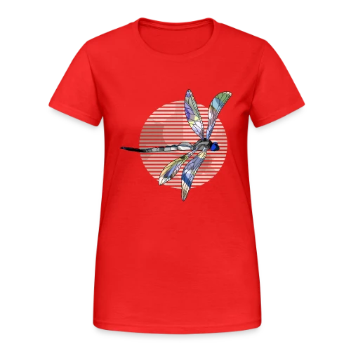 Libellule Enchantée - T-shirt Gildan épais femme