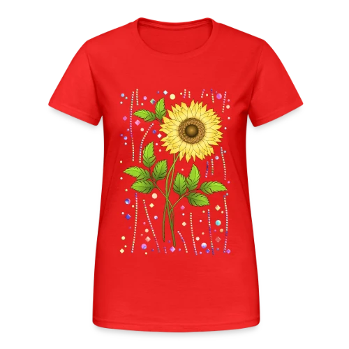 Éclat Floral - T-shirt Gildan épais femme