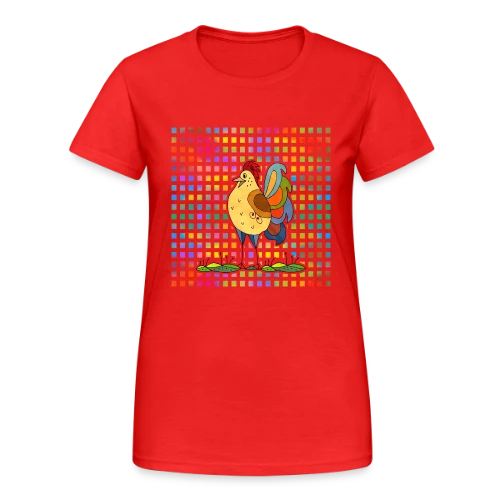 Coq Fier - T-shirt Gildan épais femme