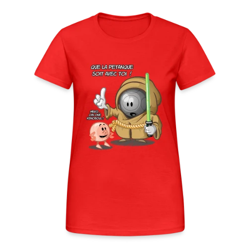 Que la pétanque soit avec toi ! - T-shirt Gildan épais femme