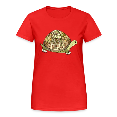 Tortue Mignonne - T-shirt Gildan épais femme