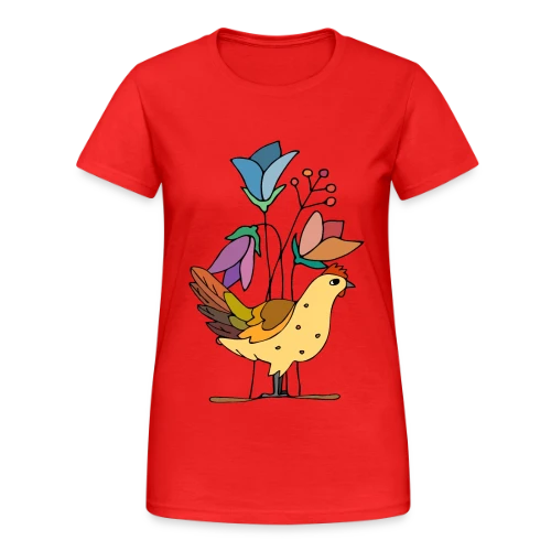 L'Oiseau Majestueux - T-shirt Gildan épais femme