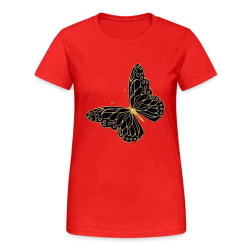 Papillon Élégant - T-shirt Gildan épais femme