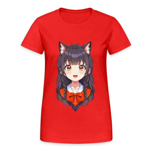 Manga Girl : Pour Fans, Gamers et Cosplayers - T-shirt Gildan épais femme