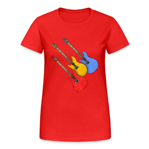 Passion Guitare - T-shirt Gildan épais femme
