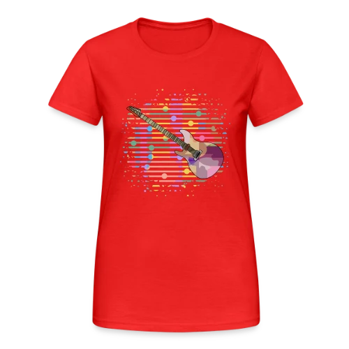Guitare Passion - T-shirt Gildan épais femme
