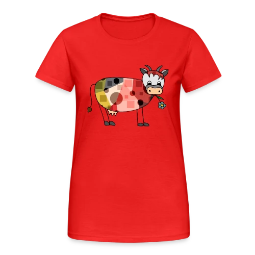 La Vache Rigolote - T-shirt Gildan épais femme
