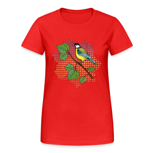 Oiseau Arc-en-Ciel - T-shirt Gildan épais femme
