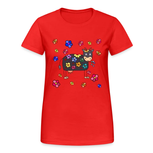 La Vache Stylée - T-shirt Gildan épais femme