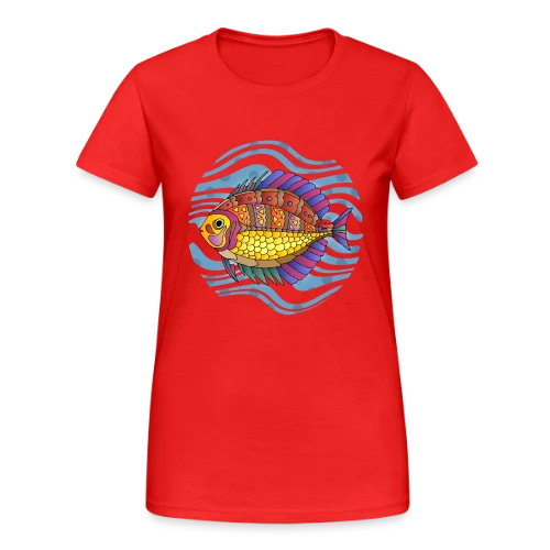 Passion Pêche - T-shirt Gildan épais femme