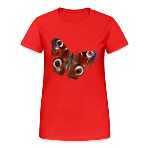 Élégance du Papillon Paon - T-shirt Gildan épais femme
