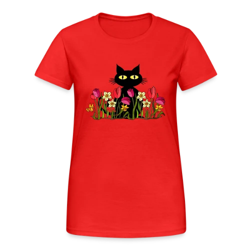 L'Esprit Félin - T-shirt Gildan épais femme