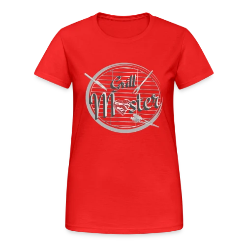 Maître du Grill Cœur - T-shirt Gildan épais femme