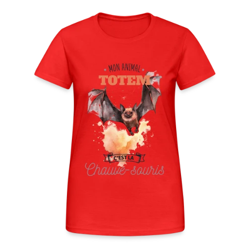 Chauve-souris Mon Animal Totem - T-shirt Gildan épais femme
