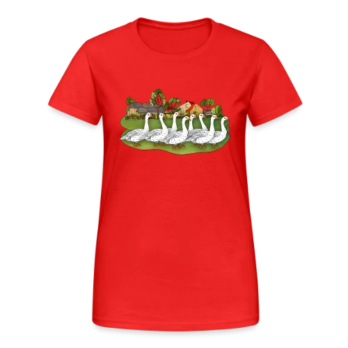 L'Oie Élégante - T-shirt Gildan épais femme