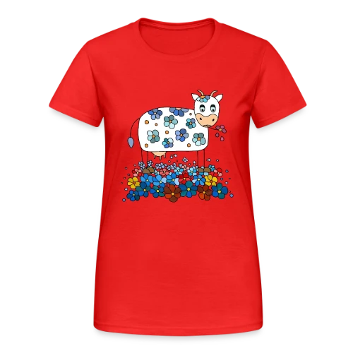 La Vache Mignonne - T-shirt Gildan épais femme
