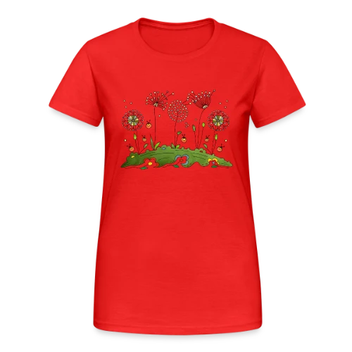 Éclat Floral - T-shirt Gildan épais femme