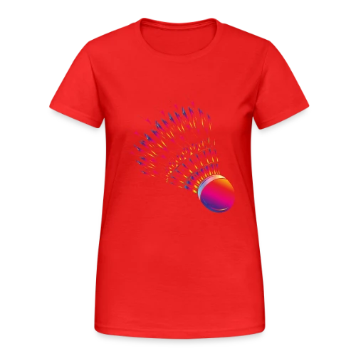 Volant de Badminton Vibrant - T-shirt Gildan épais femme