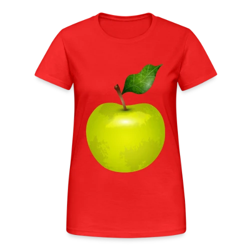 Pomme Verte Éclatante - T-shirt Gildan épais femme