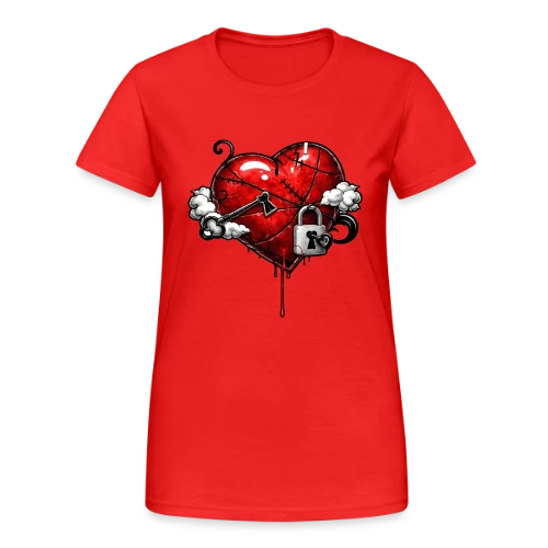 Cœur Résilient - T-shirt Gildan épais femme