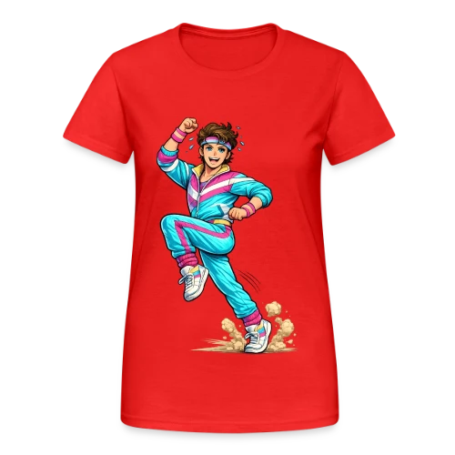L'Homme Aérobic Déchaîné - T-shirt Gildan épais femme