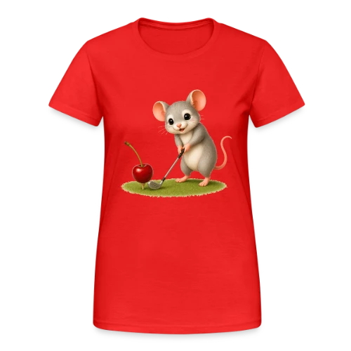 La Souris Golfeuse - T-shirt Gildan épais femme
