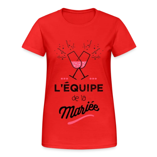 T-shirt "Équipe de la Mariée" | EVJF - T-shirt Gildan épais femme