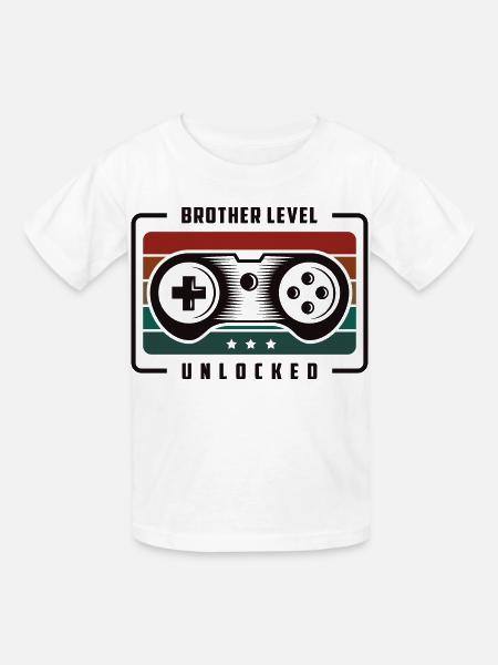 Geschwister - Kinder T-Shirt von Russell - Weiß