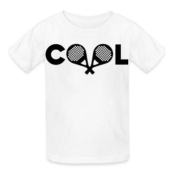 Cooler Spruch Padel Padelspiel Sportart Schläger - Kinder T-Shirt von Russell - Weiß - Vorne - AI Model Kid Male (0cm)