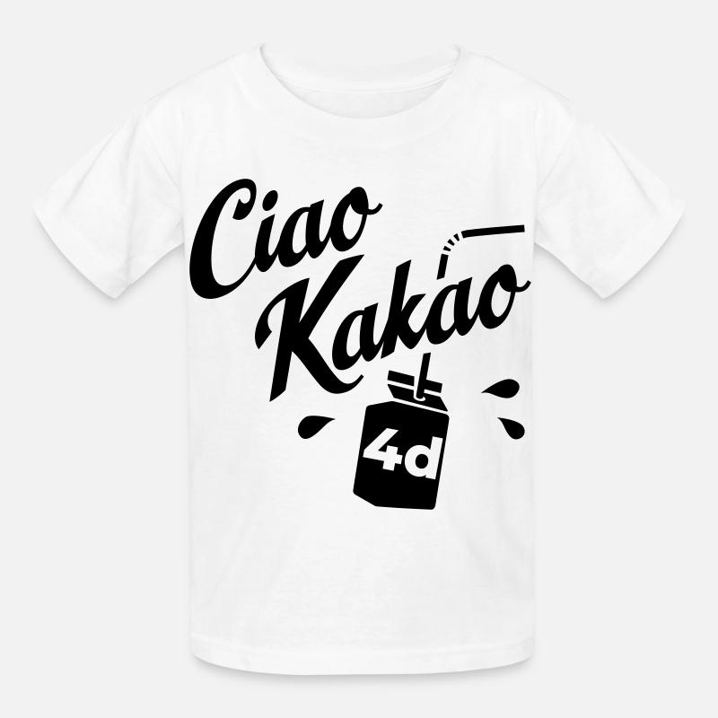 Abschlussklasse 4d - Kinder T-Shirt von Russell - Weiß