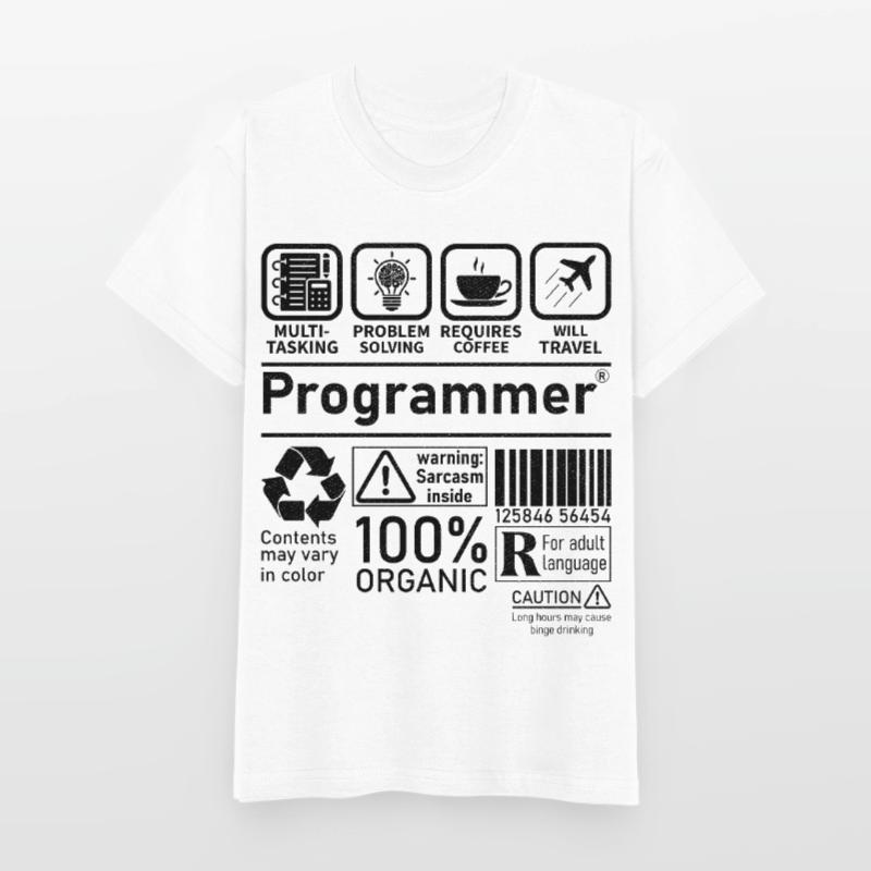 Programmer multi tasking problem solving requires Kinder T-Shirt von Russell