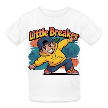 Little Breaker – Style de rue hip-hop pour enfants - T-shirts Russell Enfant - blanc - Devant - AI Model Kid Male (0cm)