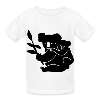 koala - Kinder T-Shirt von Russell - Weiß - Vorne - AI Model Kid Male (0cm)