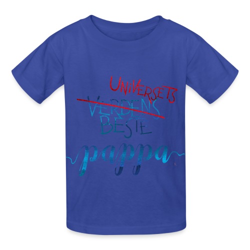 Universets beste pappa - T-skjorte for barn fra Russell