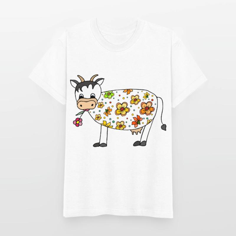 Kuh Kinder T-Shirt von Russell