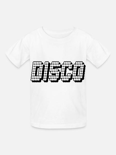 disco - Kinder T-Shirt von Russell - Weiß