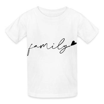 Famille - T-shirts Russell Enfant - blanc - Devant - AI Model Kid Male (0cm)