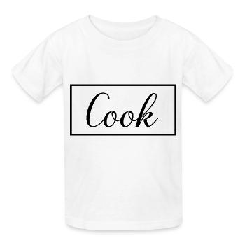 Cook Proud Graduated Culinary Art Student - Kids T-Shirt by Russell - white - Front - AI Model Kid Male (0cm)