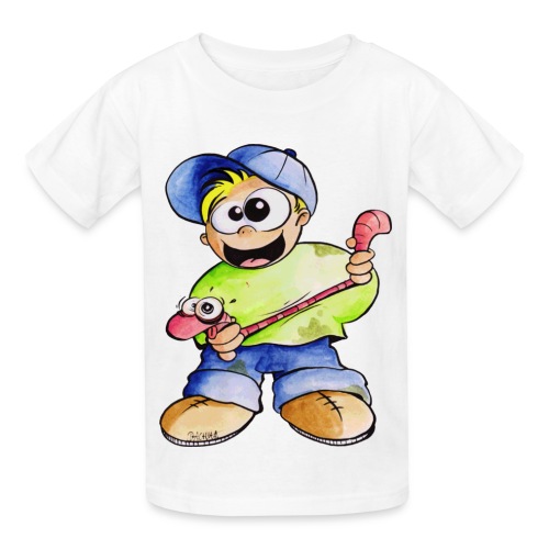 Elastizitätstest - Kinder T-Shirt von Russell