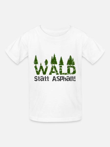 Umweltschutz - Kinder T-Shirt von Russell - Weiß