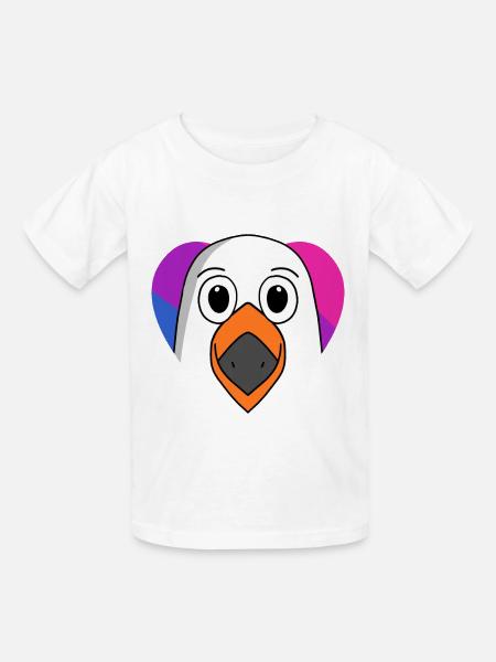 Bisexuell Möwe Geschenk - Kinder T-Shirt von Russell - Weiß