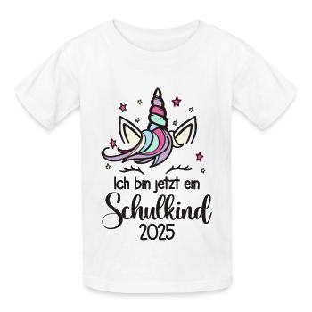 Ich Bin Jetzt Ein Schulkind - Kinder T-Shirt von Russell - Weiß - Vorne - AI Model Kid Male (0cm)