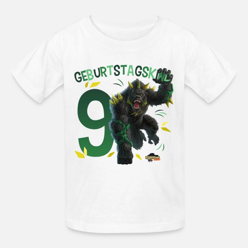 schleich® ELDRADOR® CREATURES 9 Neunter Geburtstag - Kinder T-Shirt von Russell - Weiß