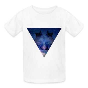 GALAXY CATS CATS AMIS CADEAU CHATS CHATONS - T-shirts Russell Enfant - blanc - Devant - AI Model Kid Male (0cm)