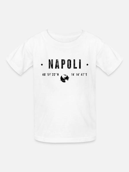 Napoli - Kinder T-Shirt von Russell - Weiß