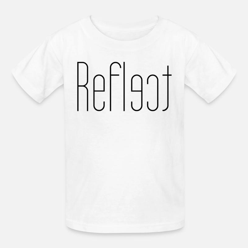 Réfléchir - T-shirts Russell Enfant - blanc