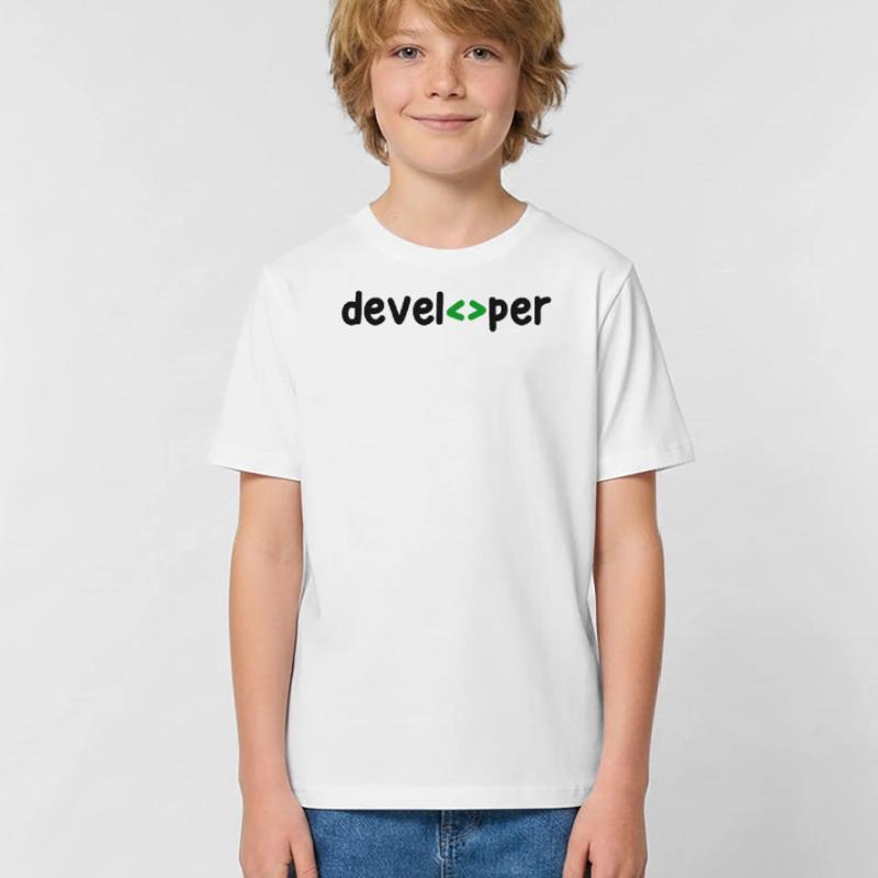 Developer Spruch Coden Softwareentwickler Nerd Kinder T-Shirt von Russell